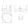 BentWood угловая из дуба (1,37 х1,37 м.), h=1 м. Мореная Премиум купель фото  фото - 6